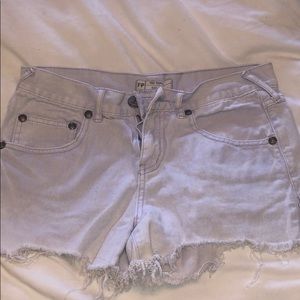 Vintage free people denim shorts